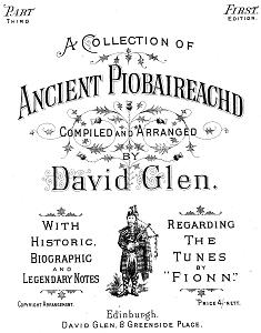 Cover from Glen's Ancient Piobaireachd